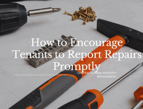 How to Encourage Tenants to Report Repairs Promptly